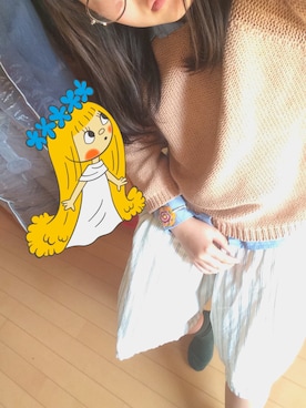 「ANOTHER BRANCH（アナザーブランチ）のアイテム（パンツ）」を使った、ゆうかさん（レディース・148cm）の冬コーディネート