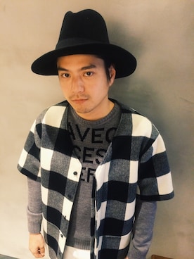 「bukht」｜「アイテム（その他アウター）」を使った、Shinsaku Masudaさん（メンズ・170cm）の秋コーディネート