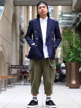 「articlenumber」｜Shinsaku Masudaさん（メンズ・170cm）の夏コーディネート