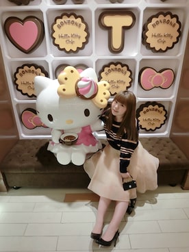 「MARC JACOBS（マークジェイコブス）のアイテム（シューズ）」を使った、波兒_meeeeさん（レディース・150cm）の春コーディネート
