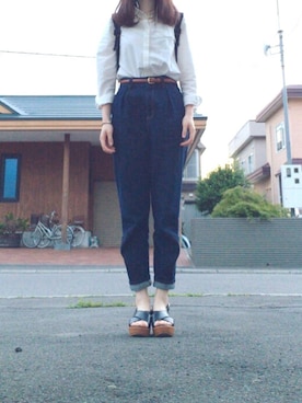 「アイテム（バングル/リストバンド）」を使った、*ari*さん（レディース・162cm・10代）の夏コーディネート