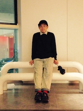 「アイテム（つなぎ/オールインワン）」を使った、mayutin  さん（メンズ・170cm）の秋コーディネート