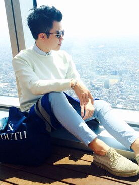 「sky」｜Karl Kowさん（メンズ・173cm）の夏コーディネート