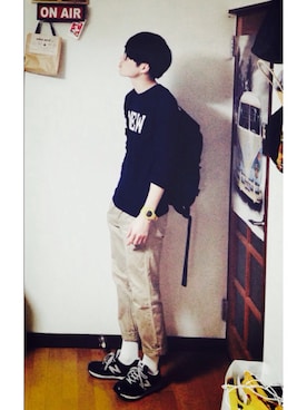 ikeshiさん（メンズ・171cm）の春コーディネート