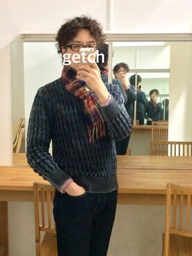 「U.S.BORDER」｜getchさん（メンズ・175cm）の冬コーディネート