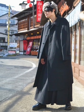 「asos」｜「アイテム（その他アウター）」を使った、ユウヤさん（メンズ・172cm）の秋コーディネート