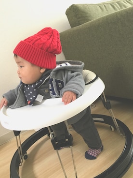 「アイテム（マタニティウェア/グッズ、グレー系）」を使った、えりなさん（レディース・160cm）の冬コーディネート