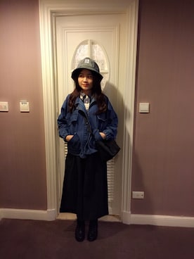 「Lulus（-）のアイテム（ジャケット/アウター）」を使った、Katyaさん（レディース・159cm）の春コーディネート