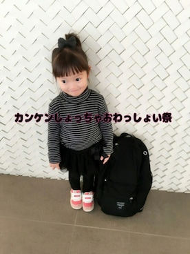 「toridory（トリドリー）のアイテム」を使った、harukono❃さん（キッズ・100cm）の冬コーディネート