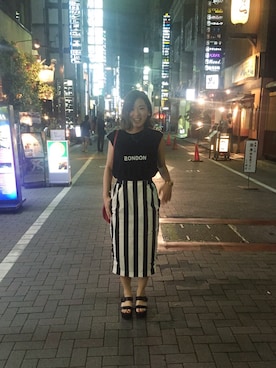 「NOHANT（ノアン）のアイテム」を使った、marisungさん（レディース・158cm）の夏コーディネート