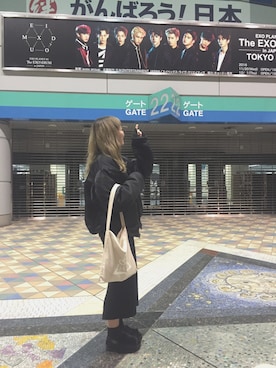 「MIN-NANO（ミンナノ）のアイテム」を使った、marisungさん（レディース・158cm）の冬コーディネート