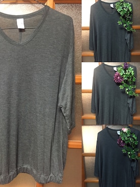 「NO CONTROL AIR（ノーコントロールエアー）のアイテム（Tシャツ/カットソー、グレー系）」を使った、Owl Forestさん（メンズ・167cm）の秋コーディネート