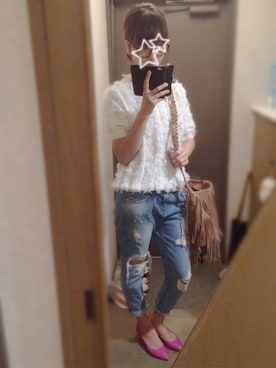 「アイテム（イヤリング）」を使った、nico＊さん（レディース・168cm・30代）の秋コーディネート