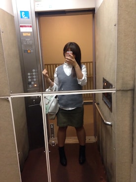 U∃P☺︎さん（レディース・151cm）の秋コーディネート