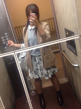 U∃P☺︎さん（レディース・151cm）の秋コーディネート