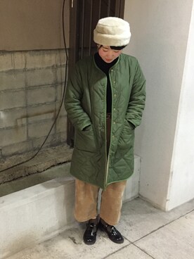 「ロシア帽」｜「アイテム（その他アウター）」を使った、mairocoさん（レディース・162cm）の冬コーディネート