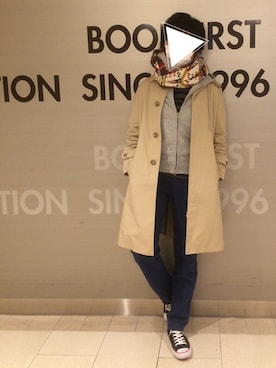 Kamiumeさん（レディース・160cm）の冬コーディネート