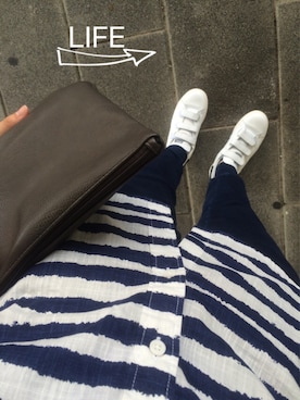 「chapter world（チャプターワールド）のアイテム（キャップ）」を使った、Kamiumeさん（レディース・160cm）の秋コーディネート