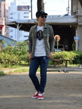 俊希さん（メンズ・175cm）の夏コーディネート