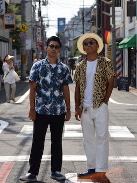 俊希さん（メンズ・175cm）の夏コーディネート