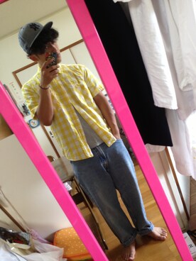 「アイテム（ブレスレット、ブルー系）」を使った、しょうだよ！さん（メンズ・168cm）の夏コーディネート