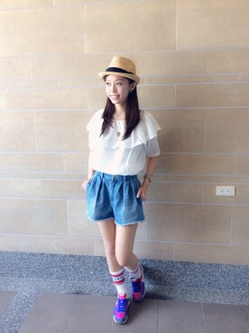 みんちゅんさん（レディース・163cm）の夏コーディネート