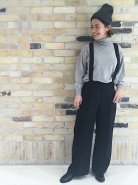 「JOURNAL STANDARD（ジャーナルスタンダード）のアイテム（帽子）」を使った、JOURNAL STANDARD Lady's 広島店 スタッフさん（レディース・160cm）の秋コーディネート