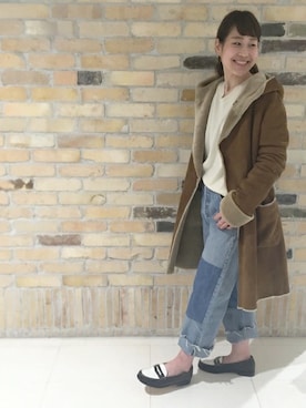 「JOURNAL STANDARD（ジャーナルスタンダード）のアイテム（バッグ）」を使った、JOURNAL STANDARD Lady's 広島店 スタッフさん（レディース・160cm）の秋コーディネート