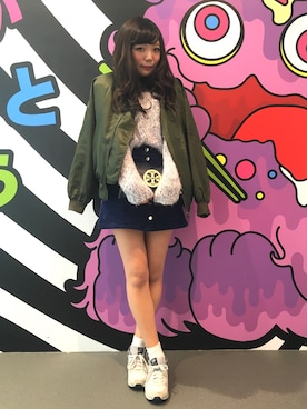 「トリーバーチ」｜「アイテム（ジャケット/アウター）」を使った、TEAMCAFETOKYOさん（レディース・160cm）の冬コーディネート
