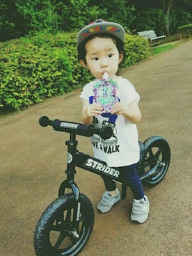 「公園コーデ」｜「アイテム（雑貨/ホビー）」を使った、k...kさん（キッズ・80cm）の夏コーディネート