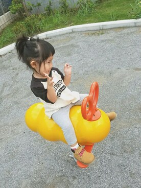 k...kさん（キッズ・80cm）の秋コーディネート