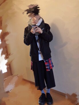 「家」｜「アイテム（ブルゾン）」を使った、せぶたんさん（メンズ・172cm）の冬コーディネート