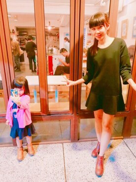 「BASEZOO （BASEZOO ）のアイテム（ワンピース/ドレス）」を使った、®Candice🦄さん（レディース・163cm）の秋コーディネート