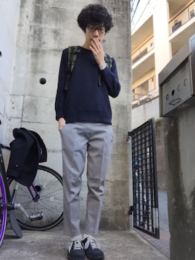 「迷彩柄」｜Yusukeさん（メンズ・181cm）の冬コーディネート