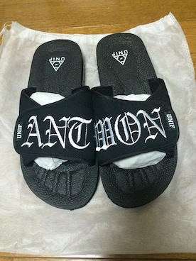 「UNIF（ユニフ）のアイテム（その他シューズ）」を使った、xcharliexさん（メンズ・166cm）の秋コーディネート
