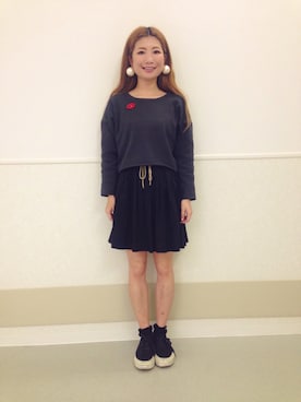 Ｍayuko   Kuniyoshiさん（レディース・153cm）の冬コーディネート