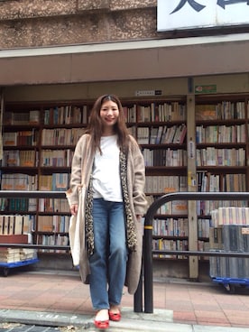 「赤い靴」｜Ｍayuko   Kuniyoshiさん（レディース・153cm）の秋コーディネート