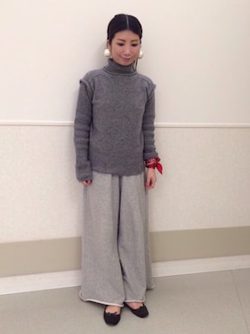 Mayuko Kuniyoshiさん(レディース・153cm)の秋コーディネート