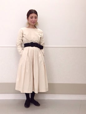 「YAECA」｜Ｍayuko   Kuniyoshiさん（レディース・153cm）の冬コーディネート