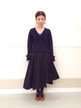 「cosmic wonder」｜Ｍayuko   Kuniyoshiさん（レディース・153cm）の冬コーディネート