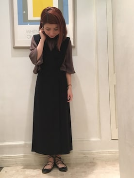 「RBS（アールビーエス）のアイテム（トップス）」を使った、Ｍayuko   Kuniyoshiさん（レディース・153cm）の秋コーディネート