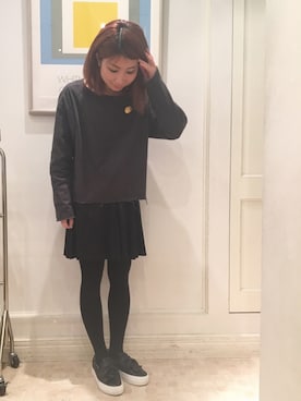 「RBS（アールビーエス）のアイテム（トップス）」を使った、Ｍayuko   Kuniyoshiさん（レディース・153cm）の秋コーディネート