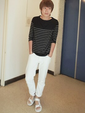 「パンツスタイル」｜Ryouichiさん（メンズ・173cm・30代）の夏コーディネート