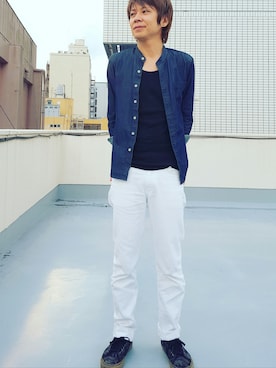 「パンツスタイル」｜Ryouichiさん（メンズ・173cm・30代）の秋コーディネート