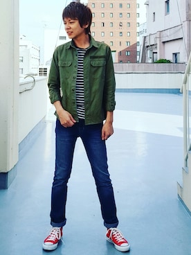 Ryouichiさん（メンズ・173cm）の春コーディネート