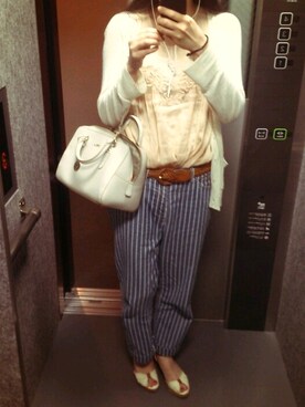 ピザ屋の彼女さんのコーディネート