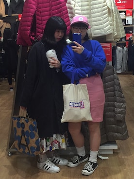 「MONKI」｜「アイテム（PC・スマホグッズ/家電）」を使った、Kiyanさん（レディース・163cm）の秋コーディネート