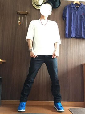 「GOLD（ゴールド）のアイテム（ブルゾン）」を使った、ゆうさん（メンズ・168cm）の春コーディネート