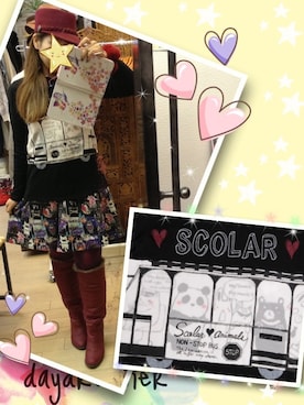 「チャイハネ（チャイハネ）のアイテム（タイツ/ストッキング）」を使った、ScoLar_nara_GOOFYさん（レディース・155cm）の冬コーディネート