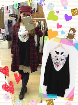 「ScoLar（スカラー）のアイテム（チュニック）」を使った、ScoLar_nara_GOOFYさん（レディース・155cm）の冬コーディネート